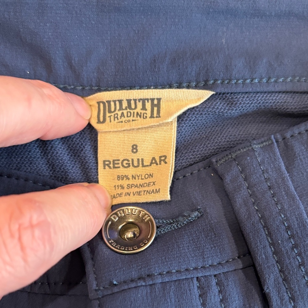Duluth Trading Co Women's Deep Blue Fexpidition Straight Leg Pants - Picture 2 of 4